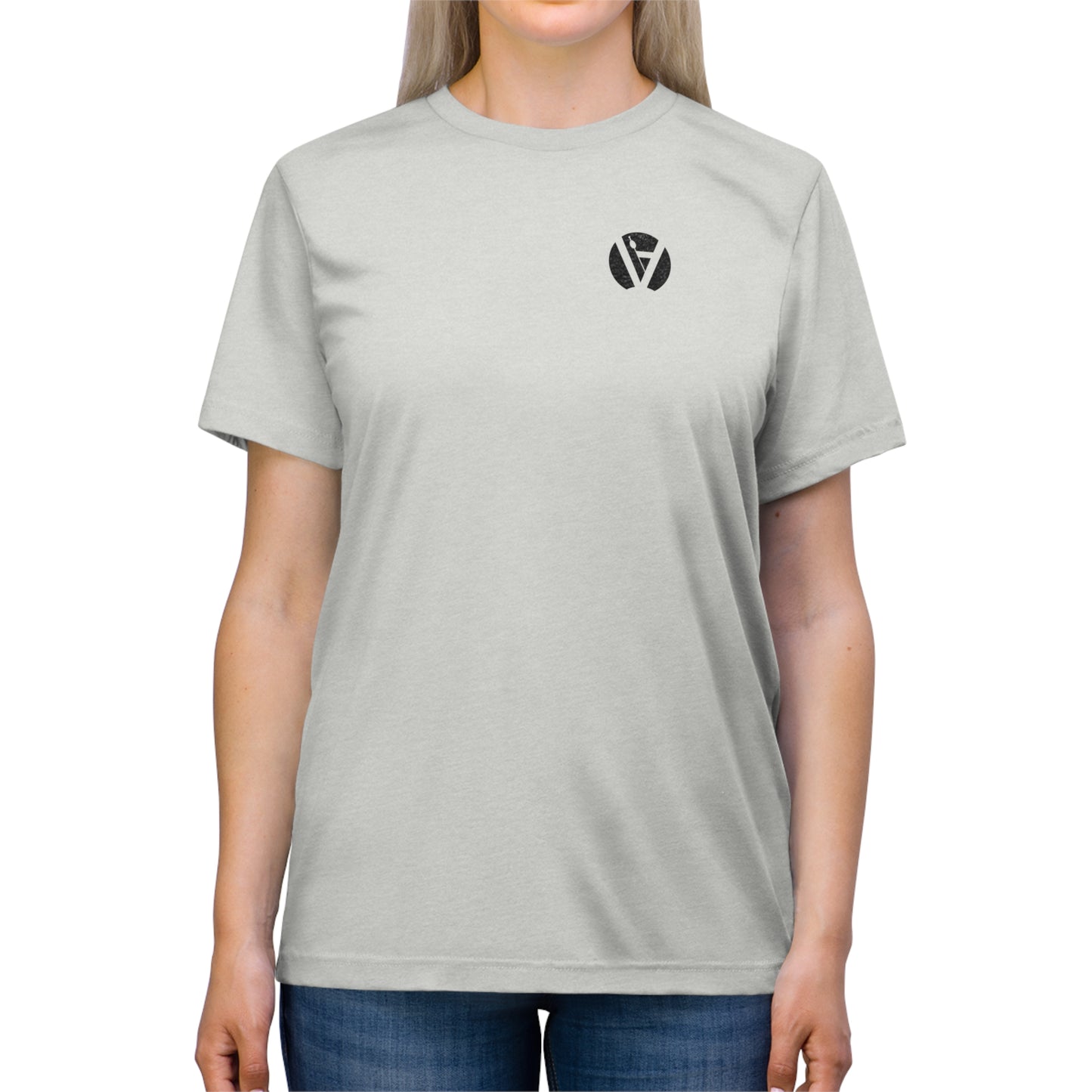 Short Sleeve Triblend Tee Original Icon Logo