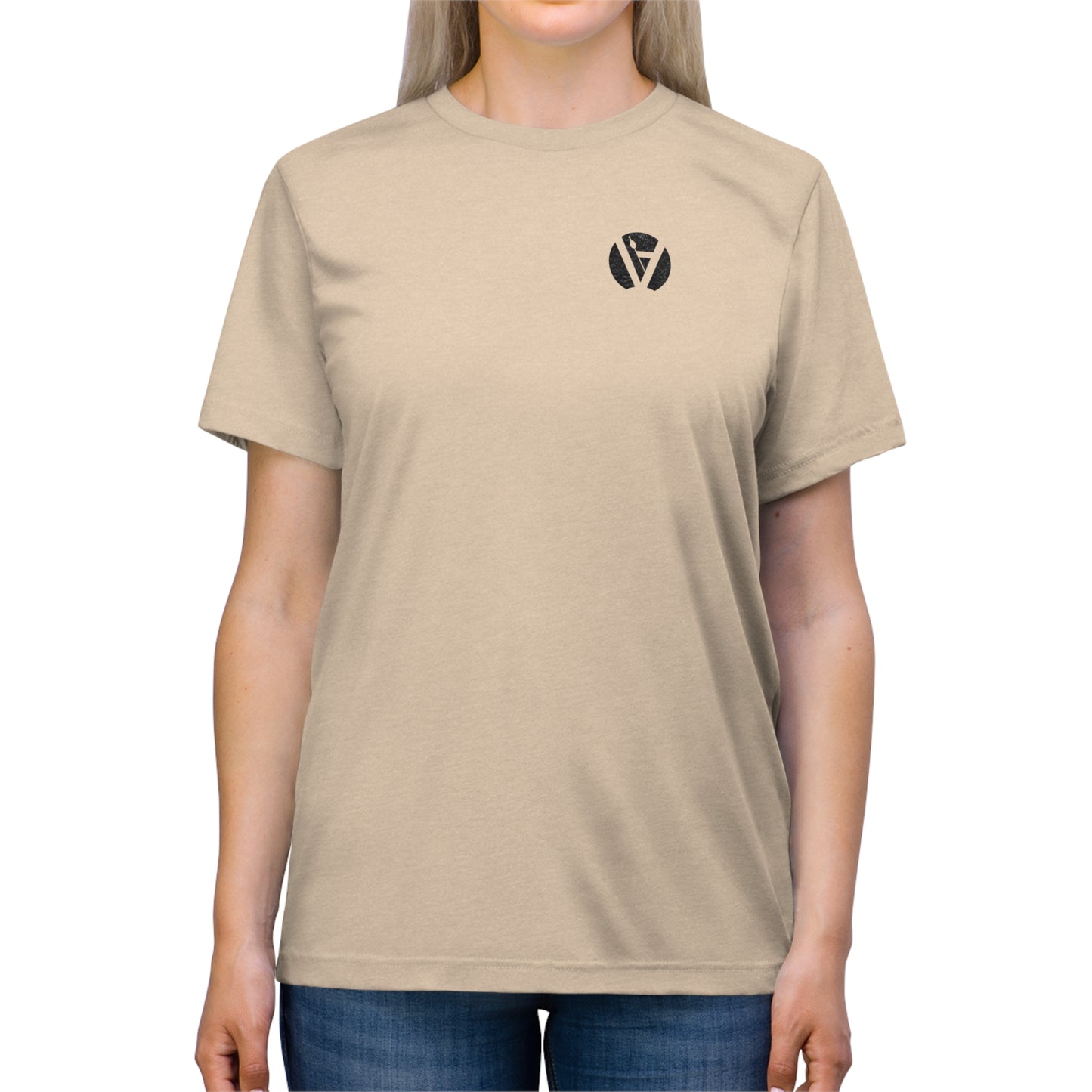 Short Sleeve Triblend Tee Original Icon Logo